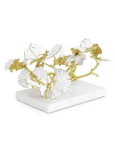Michael Aram Butterfly Ginkgo Gold Brass & Marble Decorative Tree | Thumbnail 4 Michael Aram Butterfly Ginkgo Gold Brass & Marble Decorative Tree | Thumbnail 4
