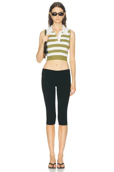 Monse Leather Belt Cut Out Knitted Top | Thumbnail 5 Monse Leather Belt Cut Out Knitted Top | Thumbnail 5
