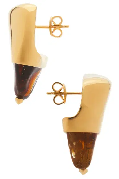 Bottega Veneta Sculptural Earrings | Thumbnail 3 Bottega Veneta Sculptural Earrings | Thumbnail 3