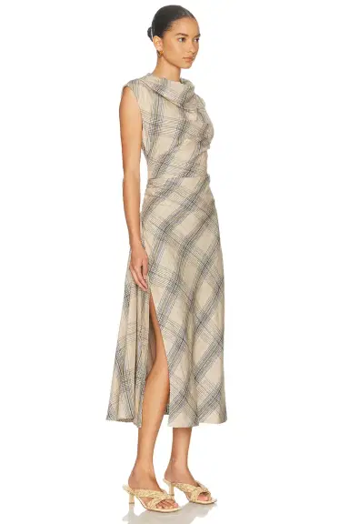 Simkhai Burke Midi Dress | Thumbnail 2 Simkhai Burke Midi Dress | Thumbnail 2