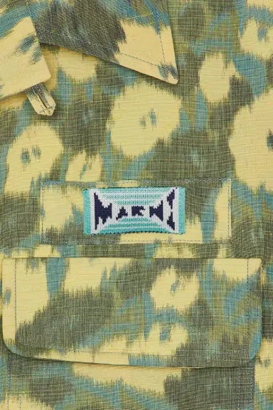 Marni Floral Double Pocket Button Down Shirt | Thumbnail 5 Marni Floral Double Pocket Button Down Shirt | Thumbnail 5
