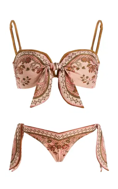 Zimmermann Aster Scarf-Detailed Bikini | Thumbnail 1 Zimmermann Aster Scarf-Detailed Bikini | Thumbnail 1