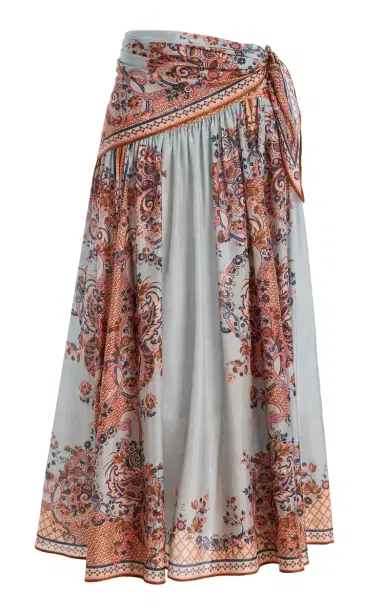 Zimmermann Aster Scarf-Detailed Silk Maxi Skirt | Thumbnail 7 Zimmermann Aster Scarf-Detailed Silk Maxi Skirt | Thumbnail 7