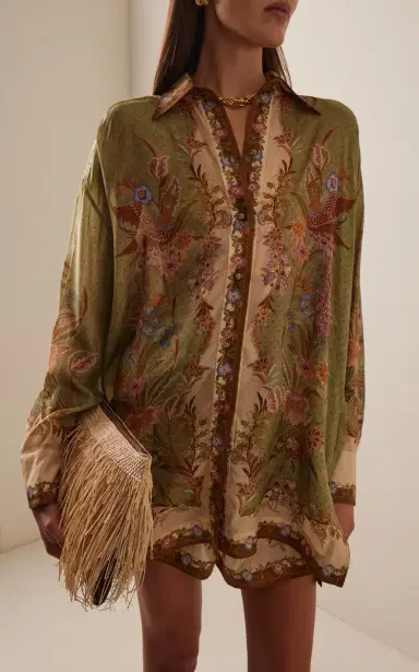 Zimmermann Indra Silk Shirt | Thumbnail 2 Zimmermann Indra Silk Shirt | Thumbnail 2
