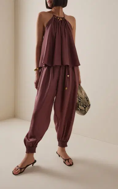 Zimmermann Aster Silk Harem Pants | Thumbnail 2 Zimmermann Aster Silk Harem Pants | Thumbnail 2