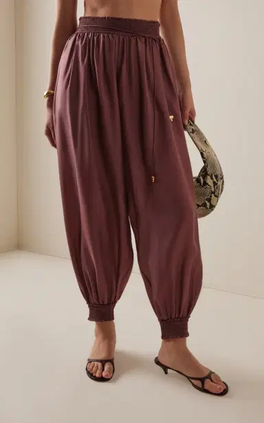 Zimmermann Aster Silk Harem Pants | Thumbnail 3 Zimmermann Aster Silk Harem Pants | Thumbnail 3
