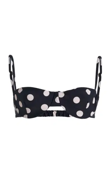 JUILLET SWIMWEAR Ingrid Polka-Dot Bikini Top | Thumbnail 1 JUILLET SWIMWEAR Ingrid Polka-Dot Bikini Top | Thumbnail 1