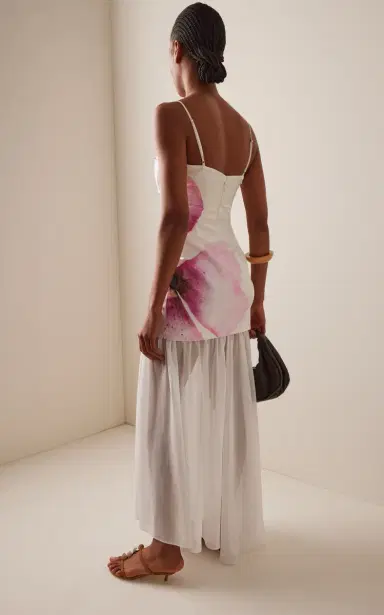 Significant Other Jamila Floral Satin Gown | Thumbnail 4 Significant Other Jamila Floral Satin Gown | Thumbnail 4