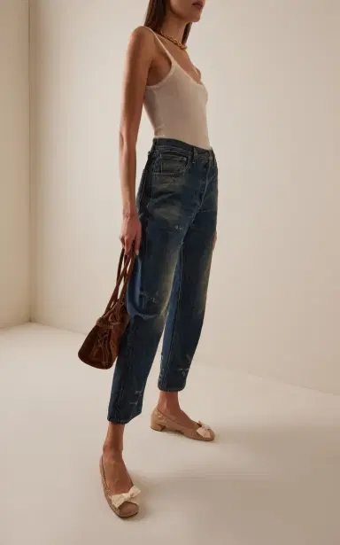 Prada Leather Ballet Flats | Thumbnail 2 Prada Leather Ballet Flats | Thumbnail 2