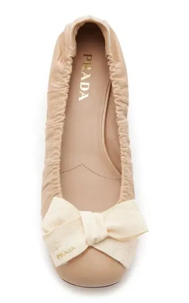 Prada Leather Ballet Flats | Thumbnail 3 Prada Leather Ballet Flats | Thumbnail 3