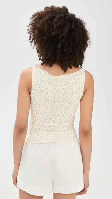 House of Sunny Double Layer Buttercup Mesh Top Butter | Thumbnail 3 House of Sunny Double Layer Buttercup Mesh Top Butter | Thumbnail 3