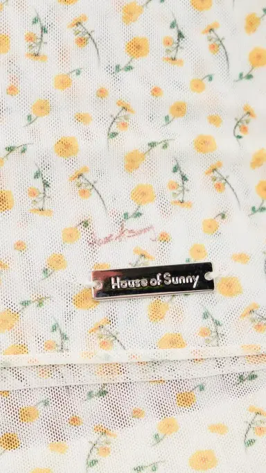 House of Sunny Double Layer Buttercup Mesh Top Butter | Thumbnail 6 House of Sunny Double Layer Buttercup Mesh Top Butter | Thumbnail 6