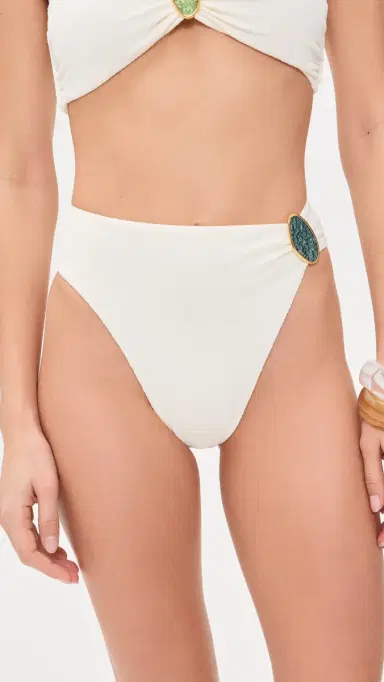 ViX Paula Hermanny Petra Gigi Hot Bikini Bottoms White | Thumbnail 2 ViX Paula Hermanny Petra Gigi Hot Bikini Bottoms White | Thumbnail 2