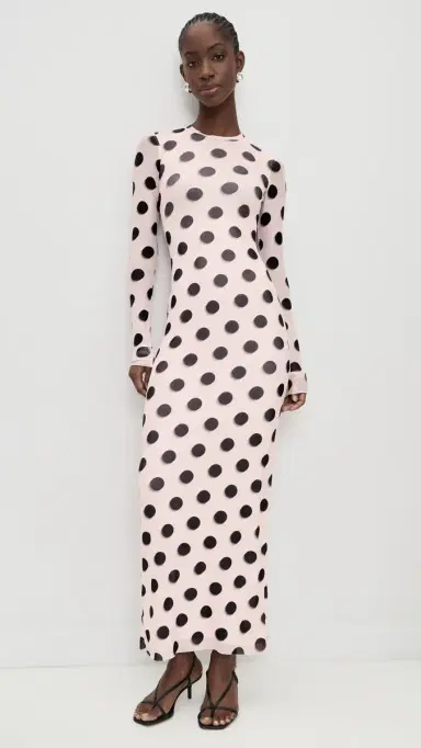 AFRM Didi Dress Rose Blur Dot | Thumbnail 2 AFRM Didi Dress Rose Blur Dot | Thumbnail 2