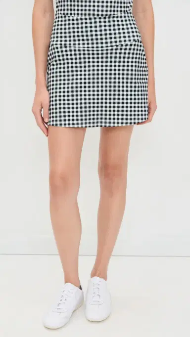 Rhone Course To Court port kort Black Gingham | Thumbnail 2 Rhone Course To Court port kort Black Gingham | Thumbnail 2
