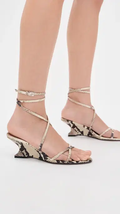 Paris Texas Nina Lace Up Sandals | Thumbnail 5 Paris Texas Nina Lace Up Sandals | Thumbnail 5