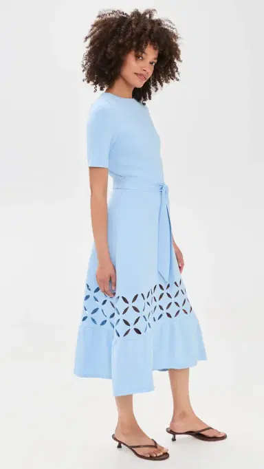 Shoshanna Pendelton Dress ky Blue | Thumbnail 4 Shoshanna Pendelton Dress ky Blue | Thumbnail 4