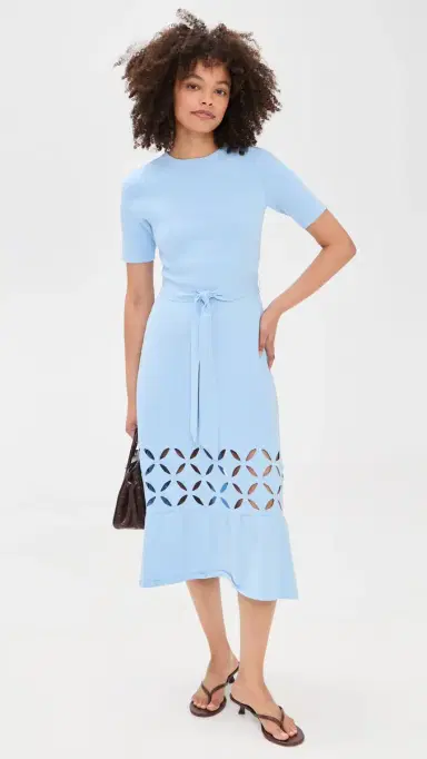 Shoshanna Pendelton Dress ky Blue | Thumbnail 5 Shoshanna Pendelton Dress ky Blue | Thumbnail 5