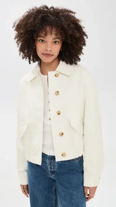 Vince Cotton Bomber Jacket | Thumbnail 2 Vince Cotton Bomber Jacket | Thumbnail 2