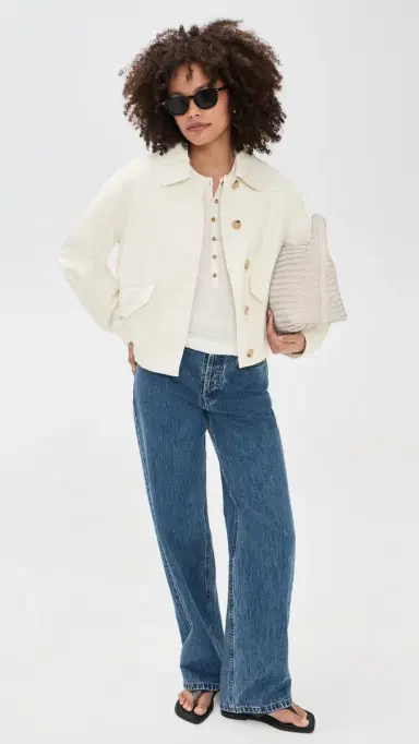 Vince Cotton Bomber Jacket | Thumbnail 5 Vince Cotton Bomber Jacket | Thumbnail 5