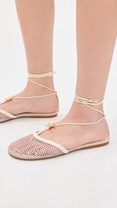 Farm Rio Sea Lace Up Mules | Thumbnail 3 Farm Rio Sea Lace Up Mules | Thumbnail 3