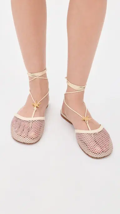 Farm Rio Sea Lace Up Mules | Thumbnail 5 Farm Rio Sea Lace Up Mules | Thumbnail 5