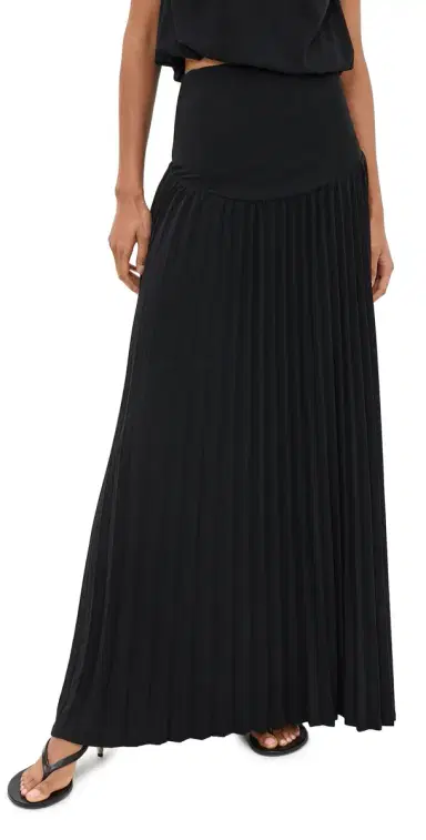 Lioness Field of Dreams Maxi Skirt Onyx | Thumbnail 1 Lioness Field of Dreams Maxi Skirt Onyx | Thumbnail 1