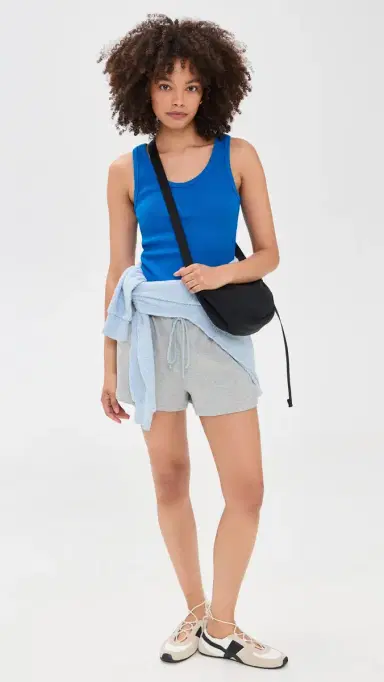 perfectwhitetee Structured Rib Bra Friendly Tank Cobalt | Thumbnail 5 perfectwhitetee Structured Rib Bra Friendly Tank Cobalt | Thumbnail 5