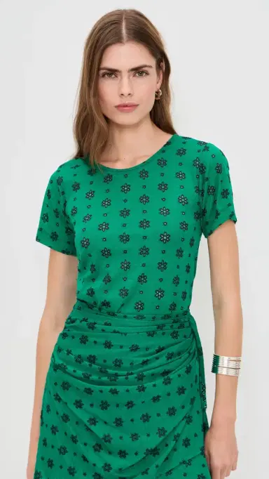 IRO Imara Top Emerald/Black | Thumbnail 2 IRO Imara Top Emerald/Black | Thumbnail 2