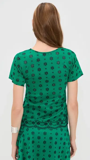 IRO Imara Top Emerald/Black | Thumbnail 3 IRO Imara Top Emerald/Black | Thumbnail 3