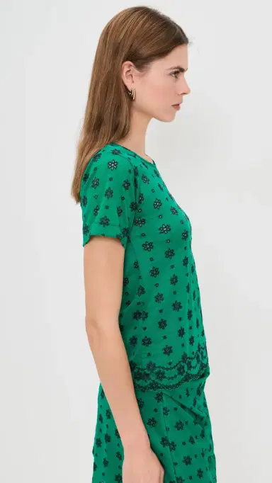 IRO Imara Top Emerald/Black | Thumbnail 4 IRO Imara Top Emerald/Black | Thumbnail 4