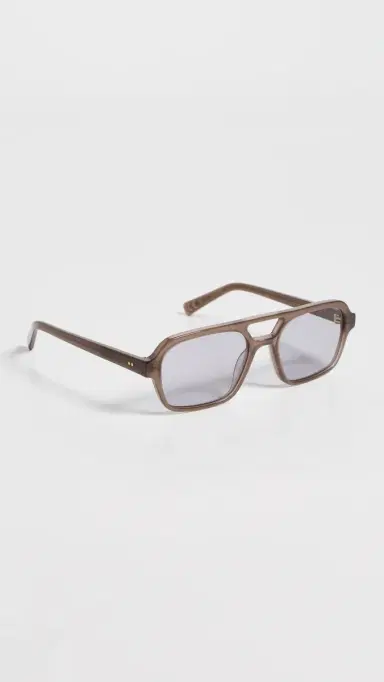 Luv Lou The Dusty Sunglasses Mushroom One Size | Thumbnail 4 Luv Lou The Dusty Sunglasses Mushroom One Size | Thumbnail 4