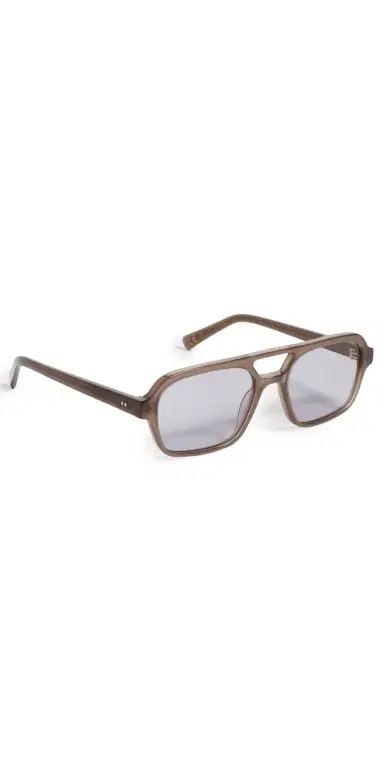 Luv Lou The Dusty Sunglasses Mushroom One Size | Thumbnail 1 Luv Lou The Dusty Sunglasses Mushroom One Size | Thumbnail 1