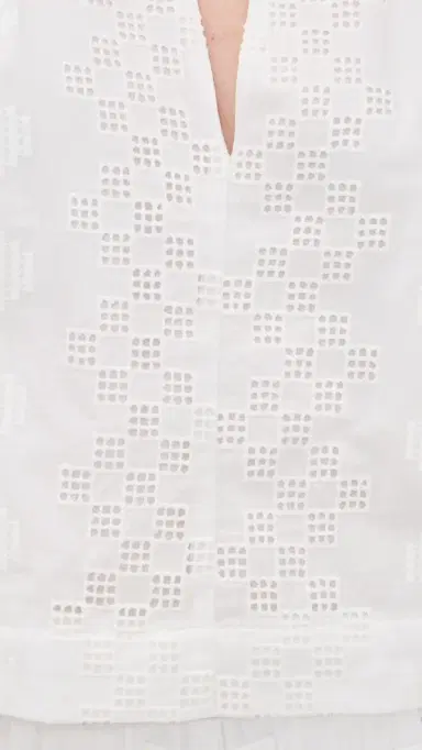 Splendid Kenzie Geo Eyelet Tank White | Thumbnail 6 Splendid Kenzie Geo Eyelet Tank White | Thumbnail 6