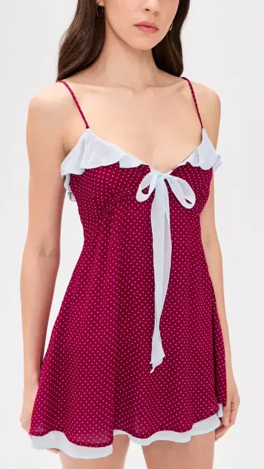 Frankies Bikinis Picnic Hour Chiffon Mini Dress Tuscany | Thumbnail 2 Frankies Bikinis Picnic Hour Chiffon Mini Dress Tuscany | Thumbnail 2