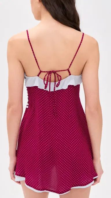Frankies Bikinis Picnic Hour Chiffon Mini Dress Tuscany | Thumbnail 3 Frankies Bikinis Picnic Hour Chiffon Mini Dress Tuscany | Thumbnail 3