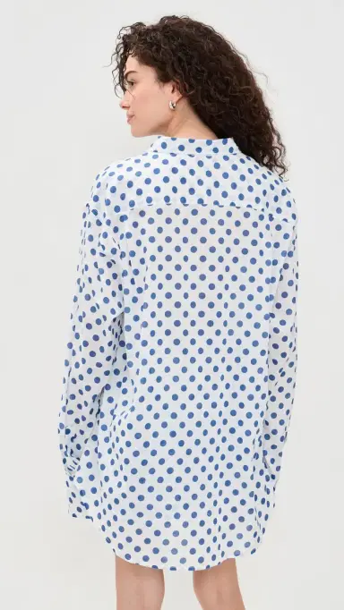 Coniglio Palm Beach Classic Button Down Shirt Pacific Dot One Size | Thumbnail 3 Coniglio Palm Beach Classic Button Down Shirt Pacific Dot One Size | Thumbnail 3
