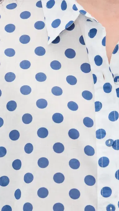 Coniglio Palm Beach Classic Button Down Shirt Pacific Dot One Size | Thumbnail 6 Coniglio Palm Beach Classic Button Down Shirt Pacific Dot One Size | Thumbnail 6