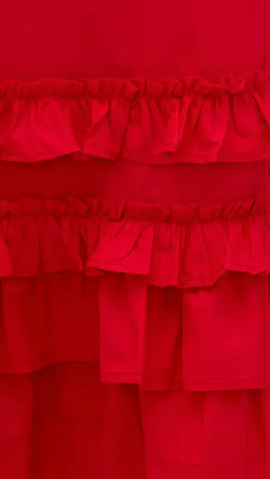 Ganni U Neck Mini Dress Poppy Red | Thumbnail 6 Ganni U Neck Mini Dress Poppy Red | Thumbnail 6