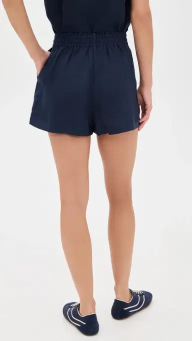 perfectwhitetee Malin Linen Shorts Navy | Thumbnail 3 perfectwhitetee Malin Linen Shorts Navy | Thumbnail 3