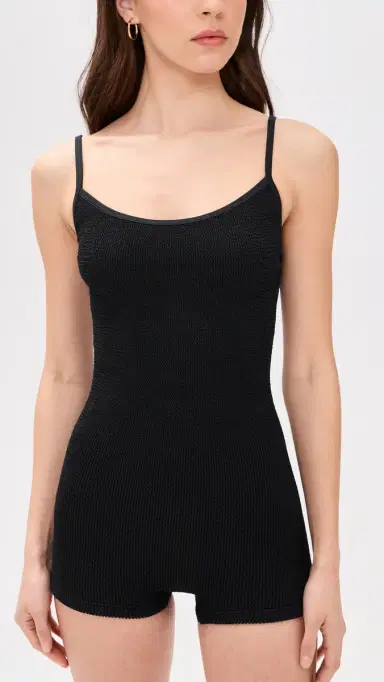 Hunza G Pamela Romper One Piece Black/Dtm One Size | Thumbnail 2 Hunza G Pamela Romper One Piece Black/Dtm One Size | Thumbnail 2