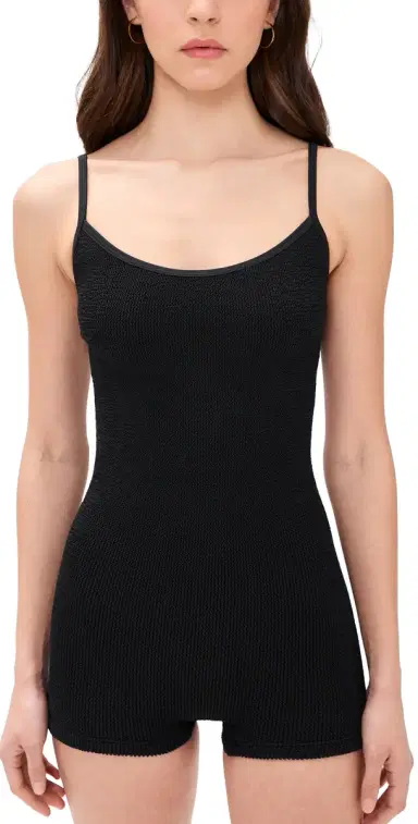 Hunza G Pamela Romper One Piece Black/Dtm One Size | Thumbnail 1 Hunza G Pamela Romper One Piece Black/Dtm One Size | Thumbnail 1