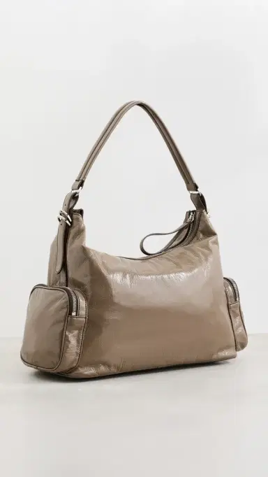 Stella McCartney Dartmoor Shoulder Bag Taupe One Size | Thumbnail 4 Stella McCartney Dartmoor Shoulder Bag Taupe One Size | Thumbnail 4