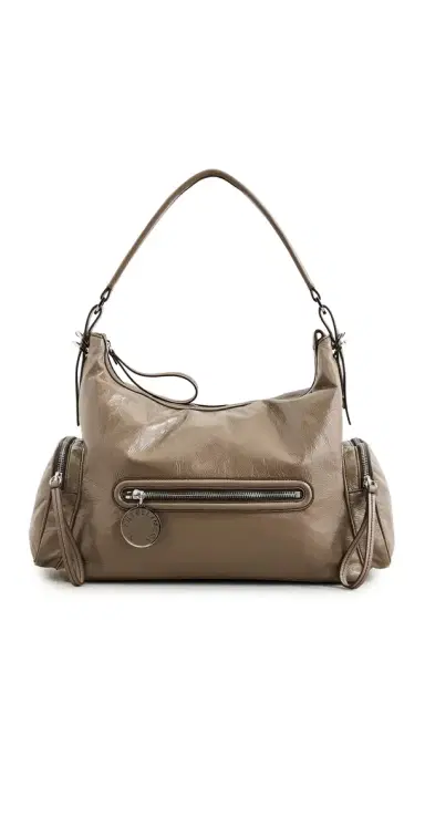 Stella McCartney Dartmoor Shoulder Bag Taupe One Size | Thumbnail 1 Stella McCartney Dartmoor Shoulder Bag Taupe One Size | Thumbnail 1
