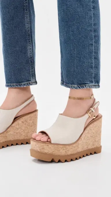 Stella McCartney Sneakelyse Slingback Sandals Ecru | Thumbnail 3 Stella McCartney Sneakelyse Slingback Sandals Ecru | Thumbnail 3
