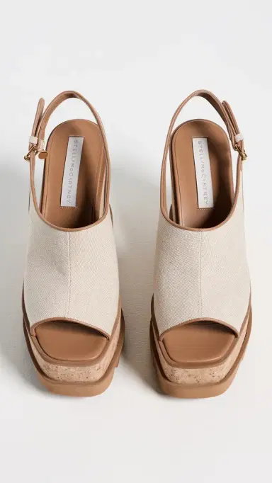 Stella McCartney Sneakelyse Slingback Sandals Ecru | Thumbnail 5 Stella McCartney Sneakelyse Slingback Sandals Ecru | Thumbnail 5