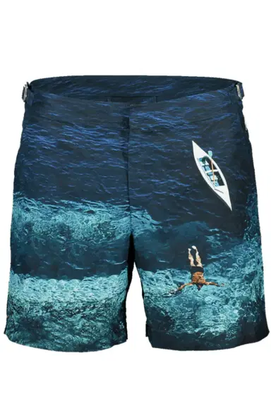 Orlebar Brown Bulldog Deep Sea Mid-Length Swim Shorts | Thumbnail 1 Orlebar Brown Bulldog Deep Sea Mid-Length Swim Shorts | Thumbnail 1