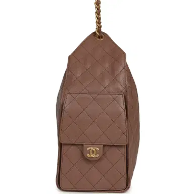 Chanel Chanel Medium 25 Hobo Bag Brown Caviar Antique Gold Hardware | Thumbnail 3 Chanel Chanel Medium 25 Hobo Bag Brown Caviar Antique Gold Hardware | Thumbnail 3