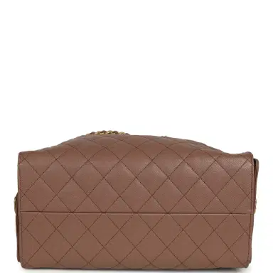 Chanel Chanel Medium 25 Hobo Bag Brown Caviar Antique Gold Hardware | Thumbnail 6 Chanel Chanel Medium 25 Hobo Bag Brown Caviar Antique Gold Hardware | Thumbnail 6