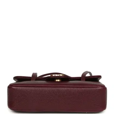Chanel Chanel Mini Preppy Coco Clutch with Straps Dark Burgundy Shiny Caviar Brushed Gold Hardware | Thumbnail 6 Chanel Chanel Mini Preppy Coco Clutch with Straps Dark Burgundy Shiny Caviar Brushed Gold Hardware | Thumbnail 6